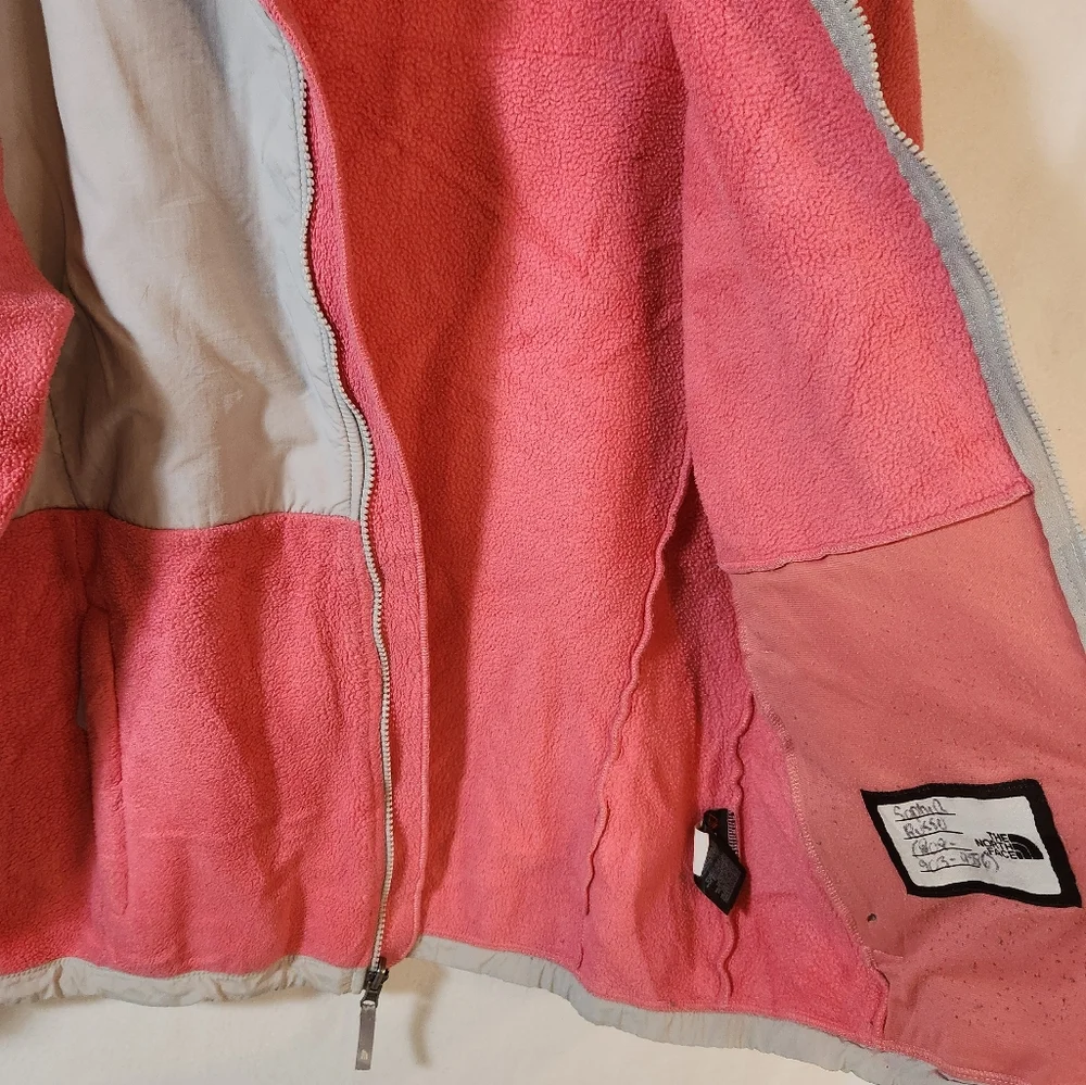 The North Face Jacket Girls XL Pink Denali Full Zip‎ Fleece Polartec *READ